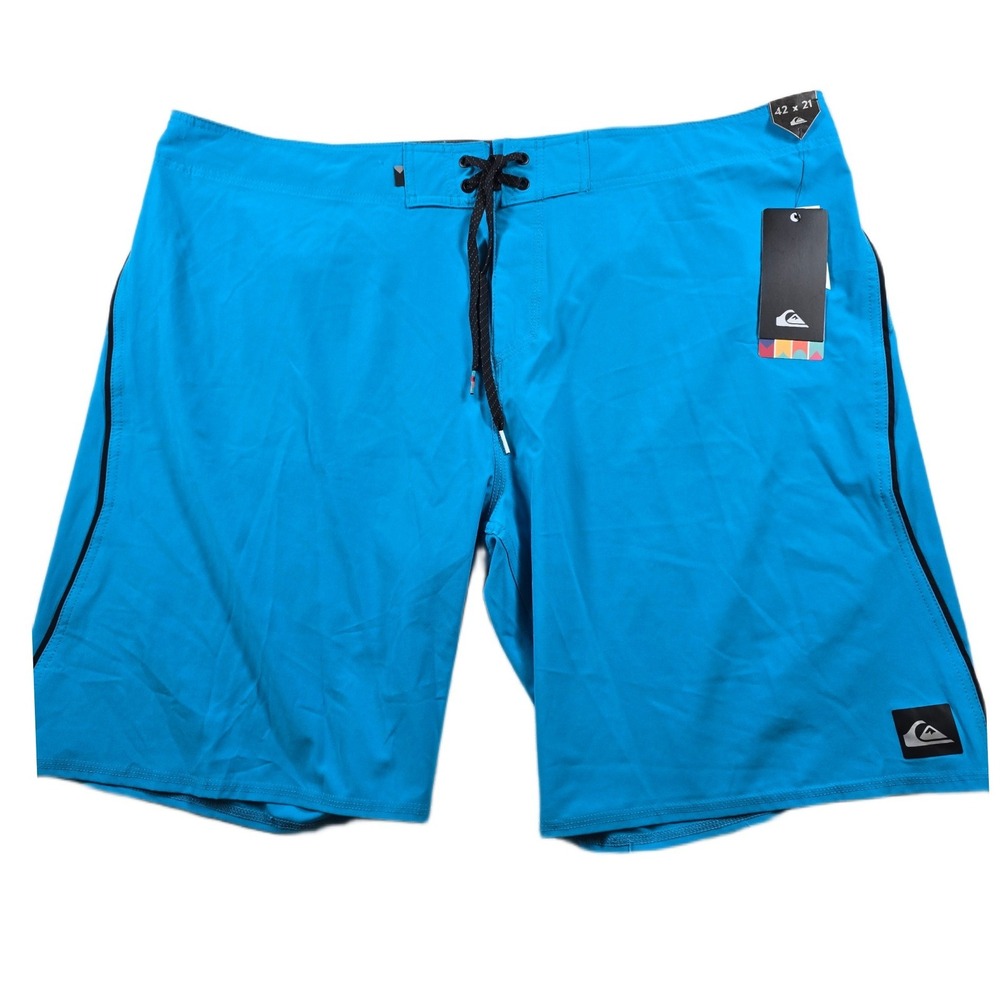 Quiksilver Boardshorts Mens 42 Blue Recycled Stretch Everyday Kaimana 21 NEW